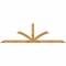 Ekena Millwork Richland Timber Gable Bracket, Western Red Cedar, 108"W x 31 1/2"H x 4"D x 4"F, 7/12 Pitch GBW108X31X0404RIC00RWR - alternate 1